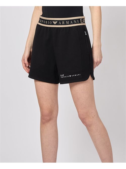 Shorts donna EA7 con elastico logato EMPORIO ARMANI EA7 | 7W000280-AF12501UC001